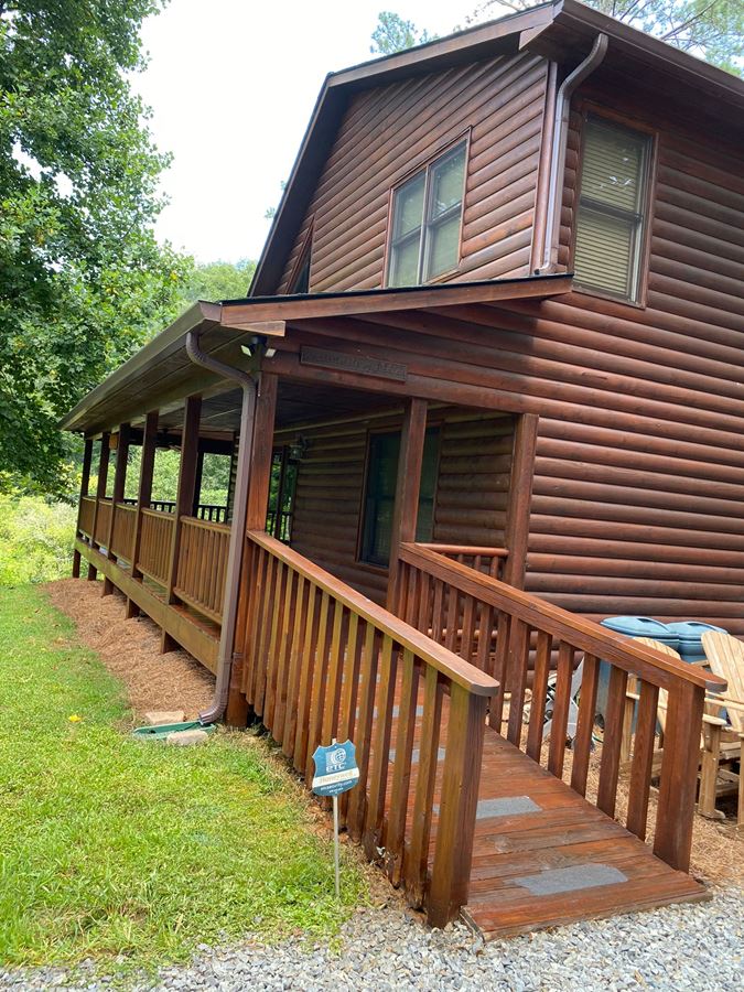 Deck staining in ellijay ga